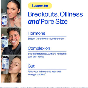 clarity³ — Triple-Action Skin Support with DIM, Probiotics & Zinc