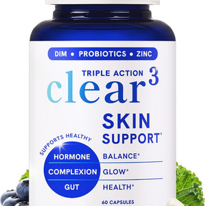 clarity³ — Triple-Action Skin Support with DIM, Probiotics & Zinc