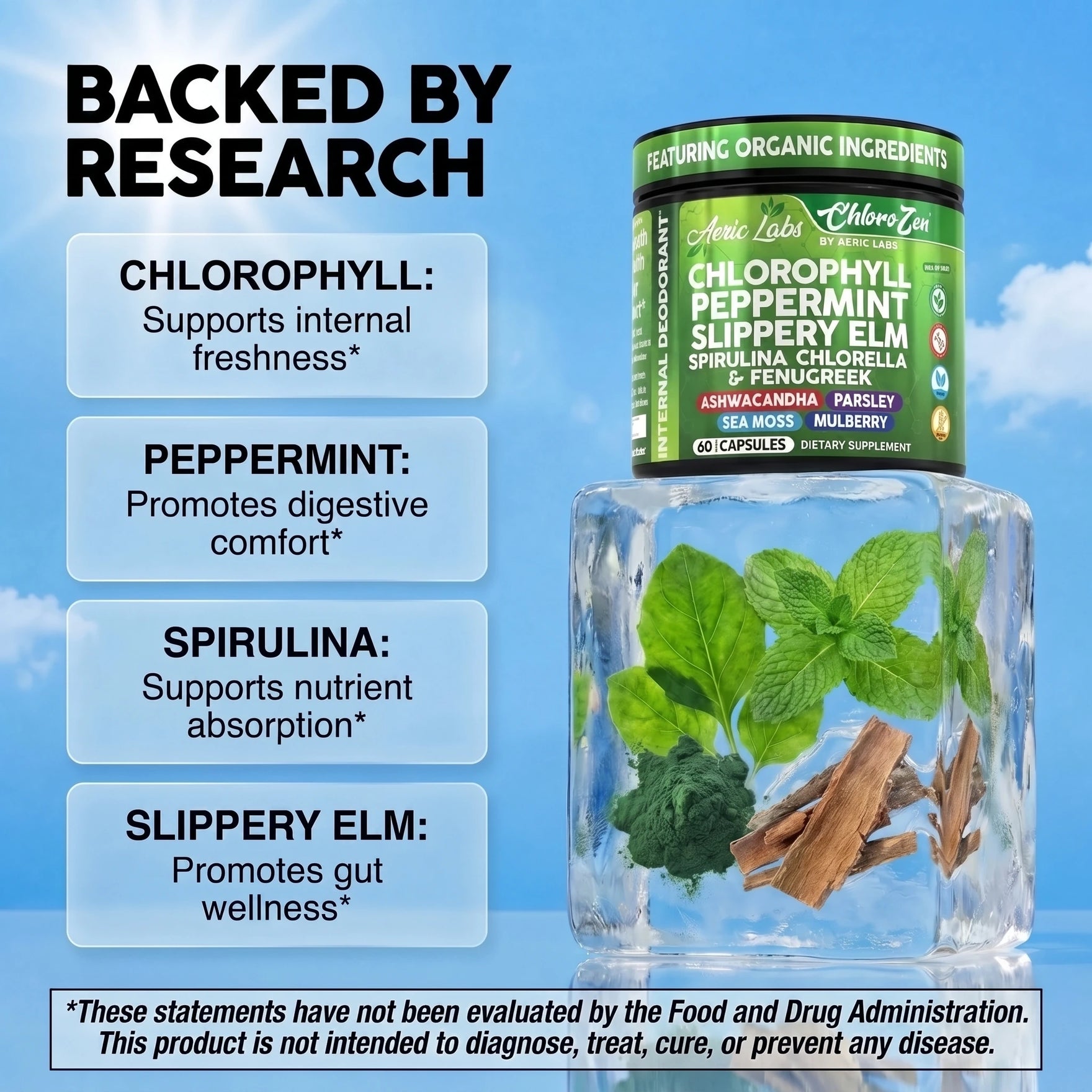 ChloroZen complete all-in-one supplement