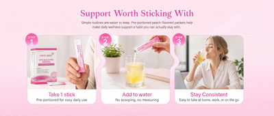 Support worth sticking with - take 1 stick, add to water, stay consistent
