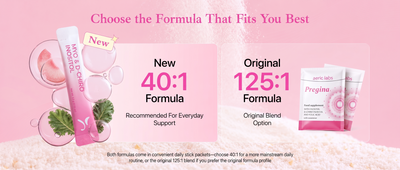 Choose the formula that fits you best - new 40:1 or original 125:1
