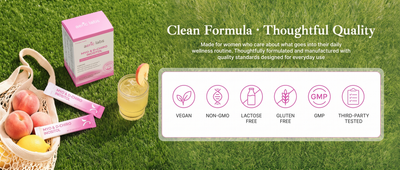 Clean formula - vegan, non-GMO, gluten free, GMP, third-party tested