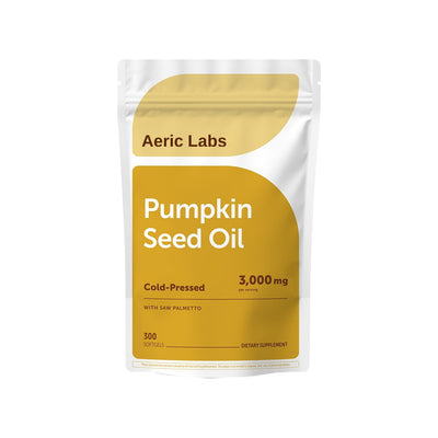 The Root Cause 300 softgel pouch - cold-pressed pumpkin seed oil with saw palmetto