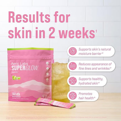 Results for skin in 2 weeks - Paradise Pear pouch with the mixed drink and sticks